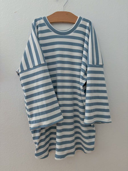 striped sweater rib dress (more colors)