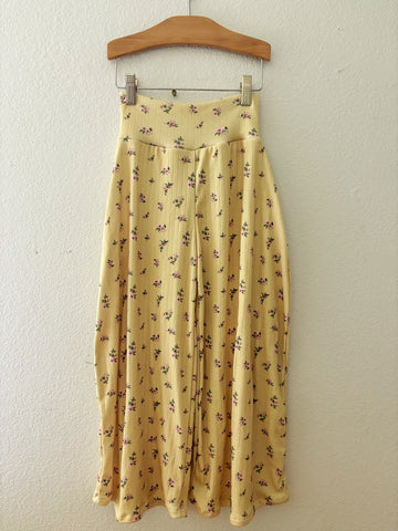 cotton pointelle cropped wide leg pants (more colors)