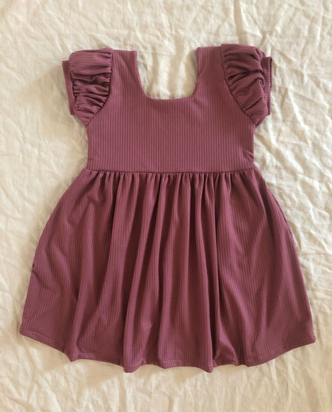 puff sleeve babydoll dress (more colors)