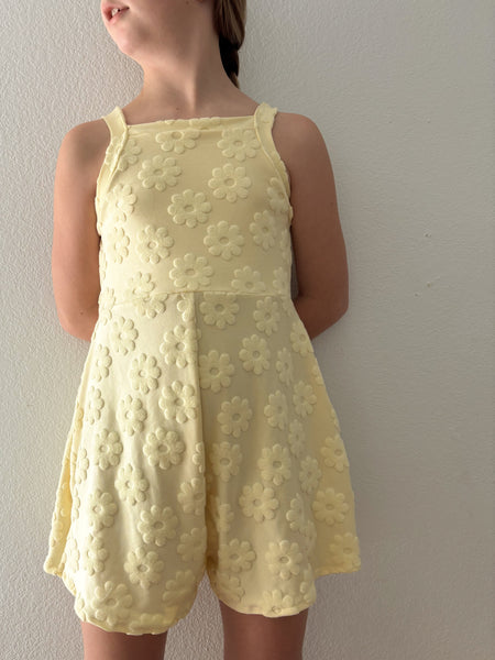 daisy terry knit cami romper