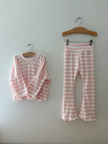 striped sweater knit set (more colors)