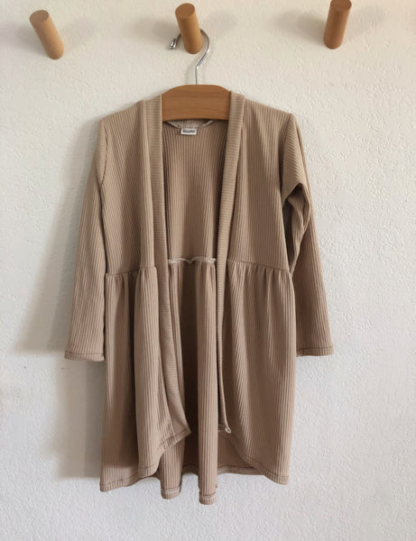 ribbed longline babydoll cardigan (more colors)