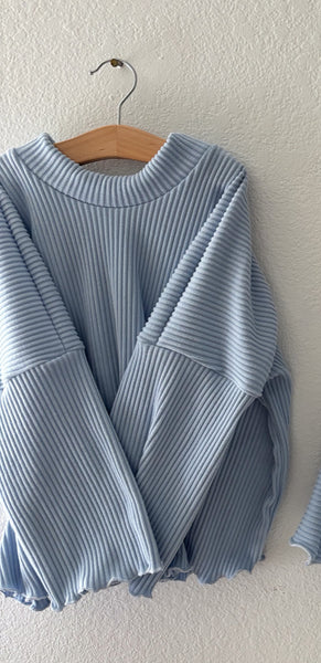 lettuce edge boxy sweater (more colors)