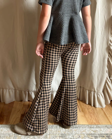 fall gingham rib bells