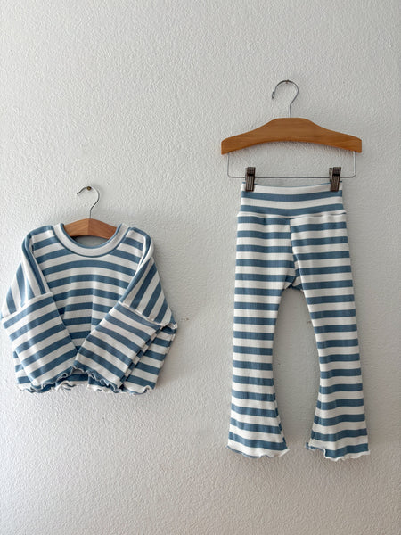 striped sweater knit set (more colors)