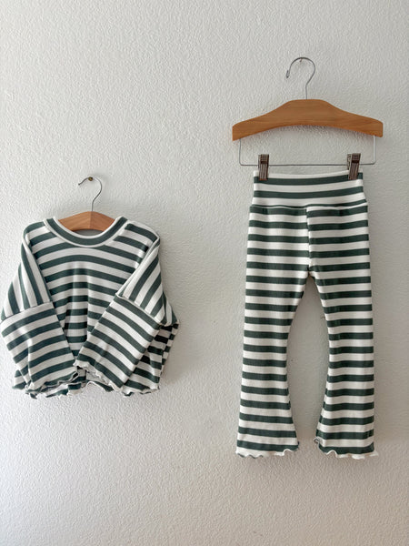 striped sweater knit set (more colors)