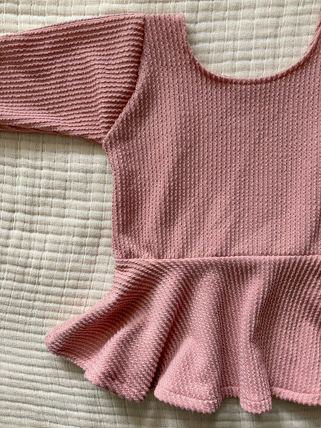 textured rib flare top (more colors)